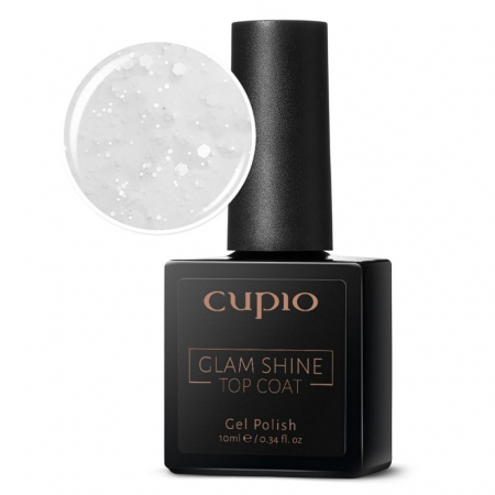 Oja semipermanenta - Cupio Glam Shine Top Coat - Angelic 10ml