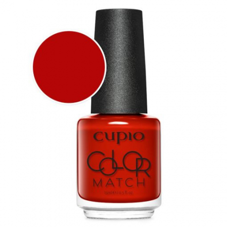 Oja clasica - Cupio Lac de unghii Color Match - Hot Red 15ml