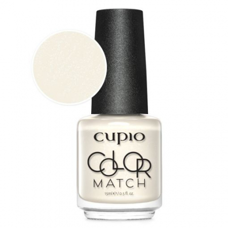Oja clasica - Cupio Lac de unghii Color Match - Milky White 15ml