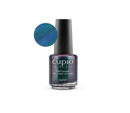 Oja clasica - Cupio Lac de unghii in the City - Chameleon Blue Purple 15ml