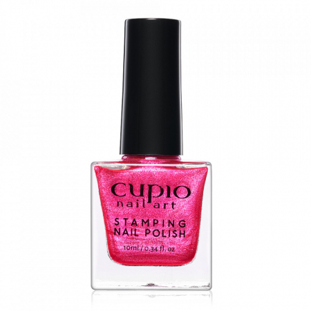 UNGHII - Cupio Oja pentru stampila Glitter Pink 10ml