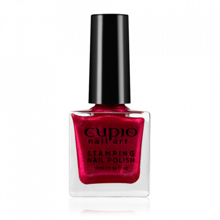 UNGHII - Cupio Oja pentru stampila Glitter Red 10ml