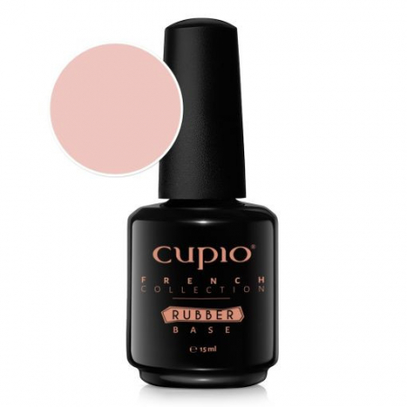 Oja semipermanenta - Cupio Oja semipermanenta Rubber Base French Collection - Fresh Cream 15ml
