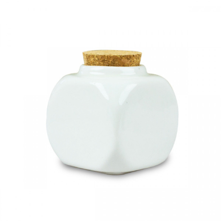 UNGHII - Cupio Pahar din portelan alb cu dop