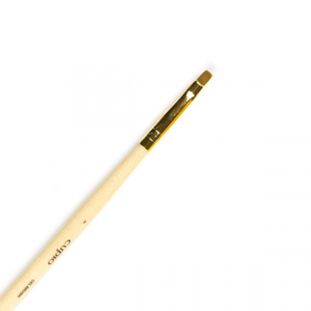 UNGHII - Cupio Pensula gel nr. 4 cu varf drept