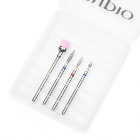 Pile electrice - Cupio Set capete de freza diamantate 104