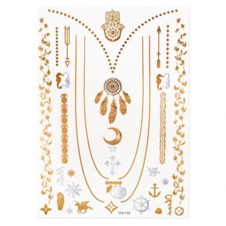 MACHIAJ - Cupio Tatuaj pentru corp Golden Goddess - T1