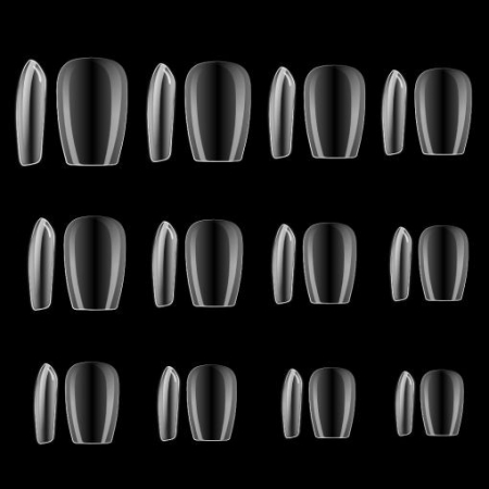 Cupio Tipsuri full nail dizolvabile set 240buc - Extra Short Coffin [2]