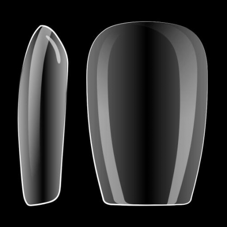 Cupio Tipsuri full nail dizolvabile set 240buc - Extra Short Coffin [1]