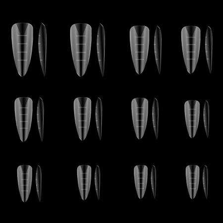 Cupio Tipsuri reutilizabile - Classic Oval 120buc [1]