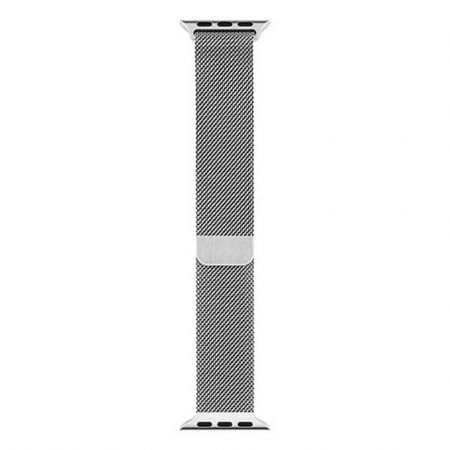 Curea metalica pentru Apple Watch Loomax, bratara compatibila cu Apple Watch, 42 / 44 mm Silver [0]