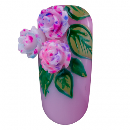 Decoratiuni pentru unghii "Floare", Lila Rossa [3]