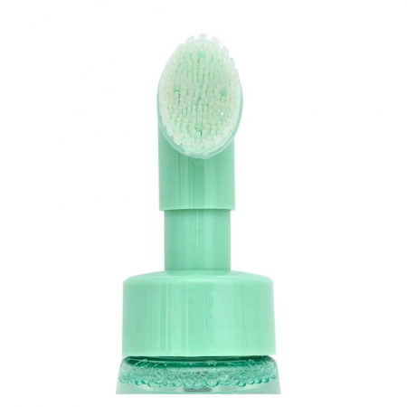 Demachiant spuma cu aloe vera si perie exfoliere IDC Institute 68113, 240 ml [1]