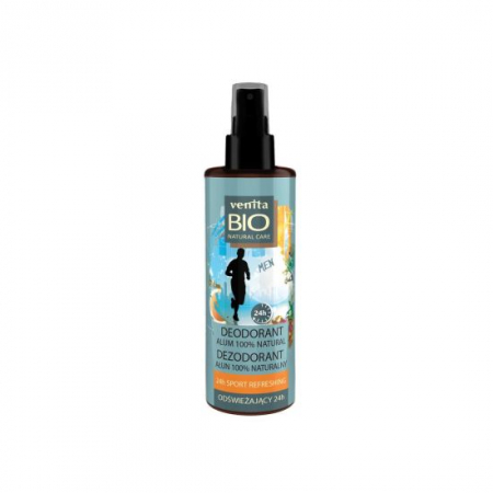 FATA, CORP - Deodorant vegan pentru barbati cu alaun, Refreshing Venita 100 ml