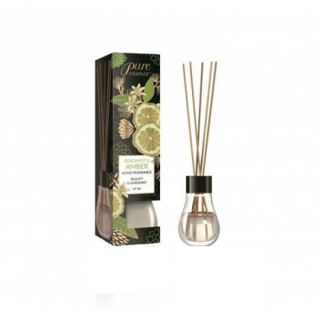 ACASA - Difuzor cu betisoare parfumate Pure Essence, Ambra si bergamota, Revers, 25 ml