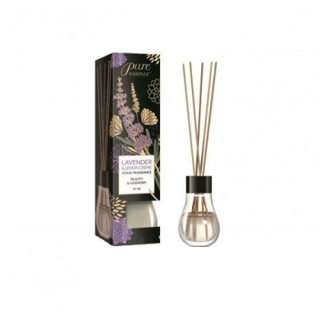 ACASA - Difuzor cu betisoare parfumate Pure Essence, Lavanda si lamaie, Revers, 25 ml