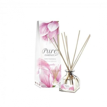 Import - Difuzor cu betisoare parfumate Pure Essence, Magnolie, Revers, 50 ml