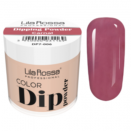 UNGHII - Dipping powder color, Lila Rossa, 7 g, 006 carnal