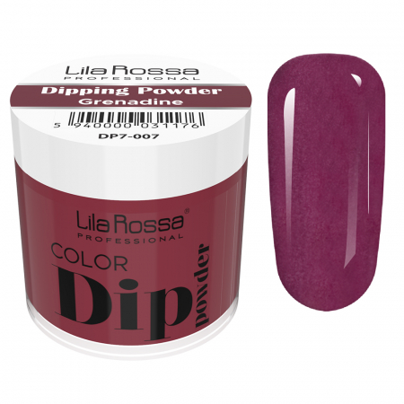 UNGHII - Dipping powder color, Lila Rossa, 7 g, 007 grenadine