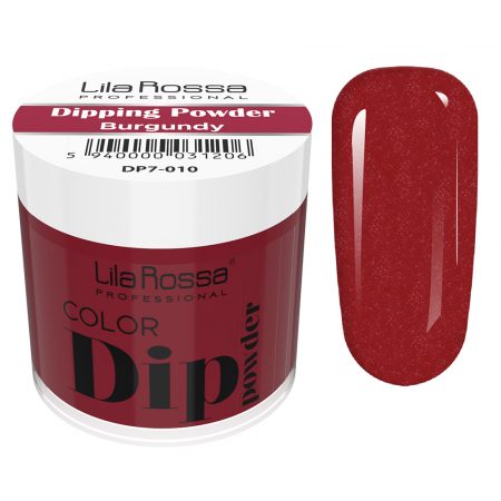 UNGHII - Dipping powder color, Lila Rossa, 7 g, 010 burgundy