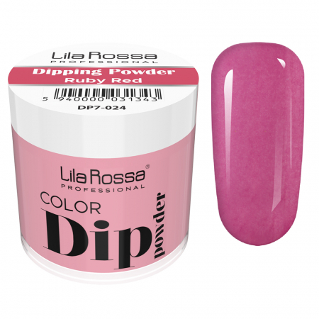 UNGHII - Dipping powder color, Lila Rossa, 7 g, 024 ruby red
