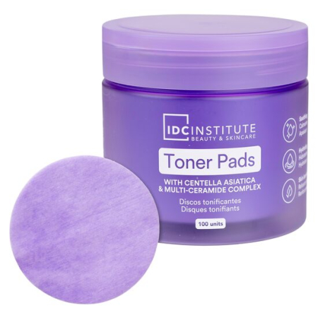 Import - Discuri tonifiante calmante – centella asiatica & complex multi-ceramide, IDC Institute, 90384, 100 bucati