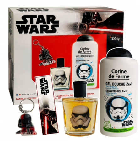 Set cadou DISNEY StarWars  (apa de toaleta+gel de dus+semn de carte+breloc) [0]