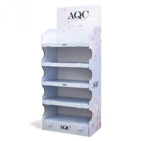 Fara Categorie - Display mare din carton, alb, pentru produse Aquarius Fragrances, 306004D