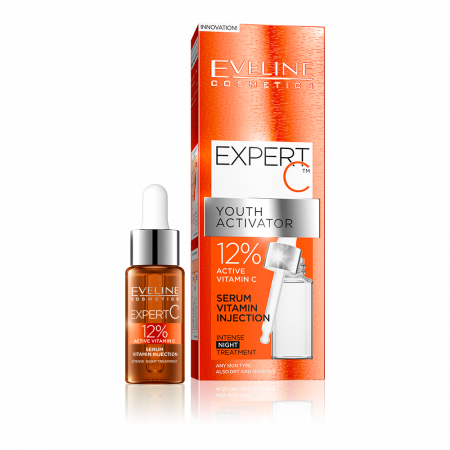 Ser intensiv pentru ten EVELINE Expert C Serum Vitamin Injection 18ml [0]