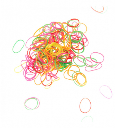 Elastice, agrafe - Elastice par din silicon Emma pentru coc