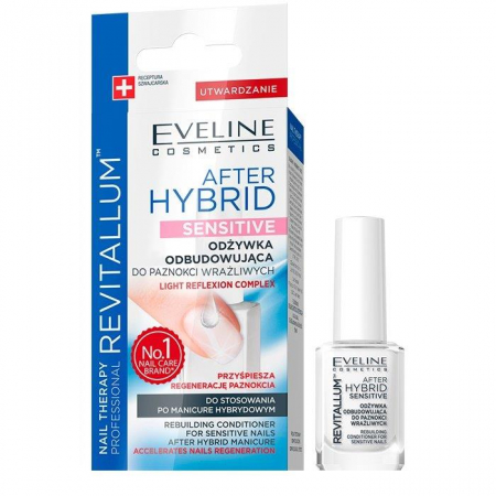 UNGHII - Tratament pentru intarirea unghiilor Eveline Cosmetics Revitallum After Hybrid Nail Therapy 12ml
