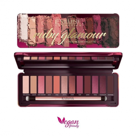 Paleta farduri ochi EVELINE Ruby Glamour [0]