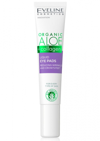 Gel antirid pentru ochi EVELINE COSMETICS Organic Aloe + Collagen 20ml [0]