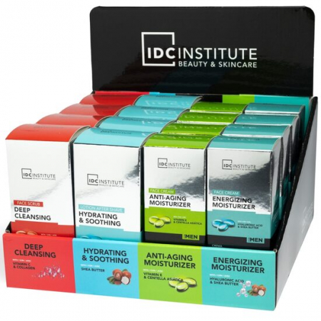 Fara Categorie - Expozitor cu 16 produse ingrijire personala barbati, IDC Institute 308900