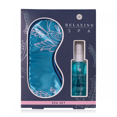 Set cadou femei, masca de dormit, spray pentru perna, Wellness set RELAXING SPA in gift box, incl. 60ml pillow mist, sleep mask, infused with Lavender Oil, fragrance: Lavender Chamomile, col. blue/l [3]