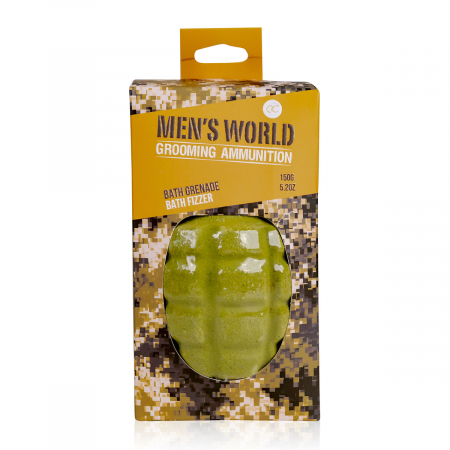CADOURI - Set cadou barbati, 150g bath fizzer MEN'S WORLD, set cadou craciun
