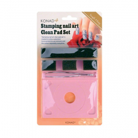 UNGHII - Suport pentru matrita si curatare, Konad, clean pad holder kit