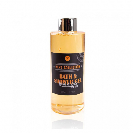 Set cadou barbati, gel de dus, 200ml bath shower gel MEN'S COLLECTION in bottle incl. kraft paper gift box in beer mug look, fragrance: Birch Cedar, col. brown, PU 6/24, set cadou craciun [1]
