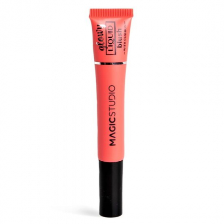 Import - Fard de obraz lichid cu aplicator Glowy, Magic Studio 32007, rosu, 11ml