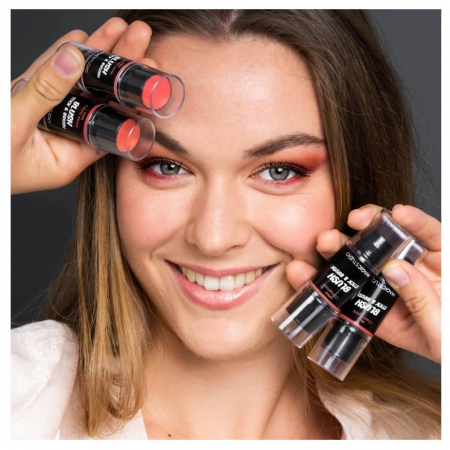 Fard de obraz Shaky Blush & Brush, Nr 01 Cinnamon, Magic Studio 50581, 4,5 g [3]