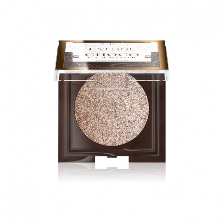 Fard de pleoape cu sclipici Eveline Choco Glamour 01 Moon Sparkle [1]