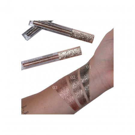 Fard de pleoape Lichid Glitter, Silver, Magic Studio [1]