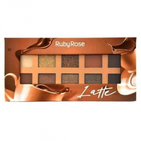 Fard de pleoape Ruby Rose Latte HB 1051, 10 nuante [0]