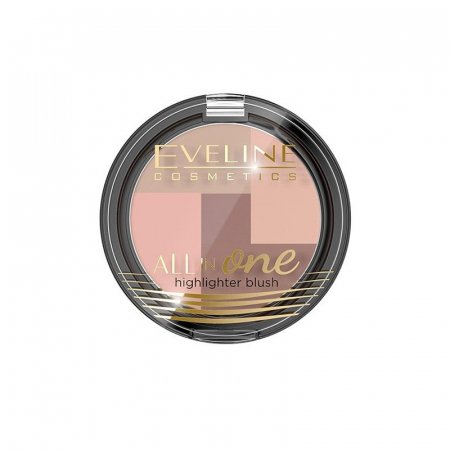 MACHIAJ - Fard iluminator si blush EVELINE COSMETICS Mozaic All In One