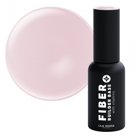 Oja semipermanenta - Fiber Builder Base cu Vitamine, Lila Rossa, 7 g, Neo Peach