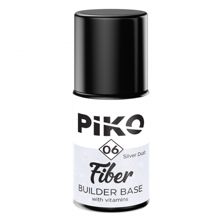 Fiber builder base cu Vitamine, Piko, 7 ml, Silver Dust [1]