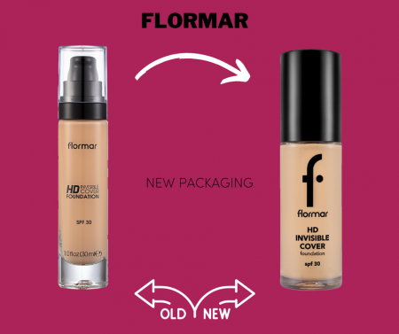 Flormar Fond de Ten Invisible Cover HD 100 Medium Beige [2]