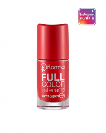 Oja clasica - Flormar Oja Full Color 08 Optimistic Red