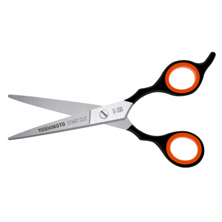 Foarfeca pentru barba, Yoshimoto, Start Cut, maner negru, 6 inch [1]