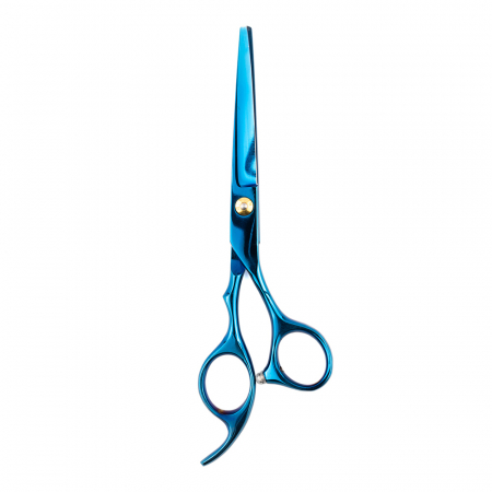 SALOANE - Foarfeca pentru tuns Metallic Blue Oranjollie 6.0 inch